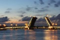 Palace Bridge, St. Petersburg, Russia