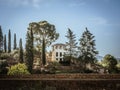 Palace building of the Generalife gardens of the Alhambra palace in Granada, Andalusia, Spain Royalty Free Stock Photo