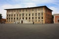 Palace building of the Scuola Normale University of Pisa in Piazza dei Cavalieri Royalty Free Stock Photo