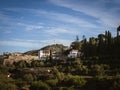 Palace buildings of the Generalife gardens of the Alhambra palace in Granada, Andalusia, Spain Royalty Free Stock Photo