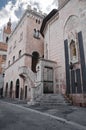 Palace of the Canons. Foligno. Umbria. Royalty Free Stock Photo