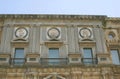 Palace of Charles V facade in Granada, Spain Royalty Free Stock Photo