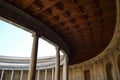 Palace of Charles V inside the Alhambra in Granada, Spain