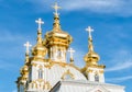 Palace church of Saint Peter and Paul in Peterhof, Saint-Petersburg, Russia Royalty Free Stock Photo