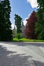 The palace complex Ildefonso La Granha in Spain Royalty Free Stock Photo