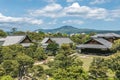 Palace compound of Nijo Castle in Kyoto. Royalty Free Stock Photo