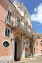 Palace of Correio-Mor, Palace of High Courier, formal entrance portal, baroque residence north of Lisbon, Portugal Royalty Free Stock Photo