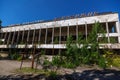 Palace of Culture in abandoned ghost town of Pripyat, Chernobyl NPP alienation zone