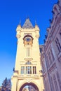 Palace of culture in central square Royalty Free Stock Photo