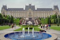 Panorama of Palace of Culture - landmark attraction in Iasi, Romania