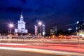 The palace of Culture and science at the center of Warsaw, Poland