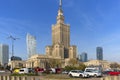 Palace of Culture and Science, the tallest building in Poland, Warsaw, Poland Royalty Free Stock Photo