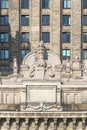 Palace of Culture and Science, the tallest building in Poland, Warsaw, Poland Royalty Free Stock Photo