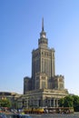 Palace of Culture and Science, Warsaw, Poland Royalty Free Stock Photo