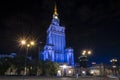 Palace of Culture and Science in Warsaw, Poland Royalty Free Stock Photo