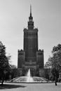 The Palace of Culture and Science in Warsaw, Poland Royalty Free Stock Photo