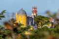 Palace de la Pena, Sintra, Portugal, view from Cruz Alta