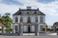 The palace of Falkenlust. The Falkenlust palaces is a historical building complex in BrÃÂ¼hl, North Rhine-Westphalia Royalty Free Stock Photo