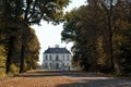 The palace of Falkenlust. The Falkenlust palaces is a historical building complex in BrÃÂ¼hl, North Rhine-Westphalia Royalty Free Stock Photo