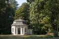 The palace of Falkenlust. The Falkenlust palaces is a historical building complex in BrÃÂ¼hl, North Rhine-Westphalia Royalty Free Stock Photo