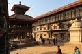 Bhaktapur Durbar Square  55 window palace Royalty Free Stock Photo