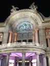 Palace of fine arts at night Royalty Free Stock Photo