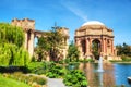 The Palace of Fine Arts in San Francisco Royalty Free Stock Photo