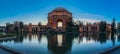 Palace of Fine Arts at sunset in San Francisco California Royalty Free Stock Photo