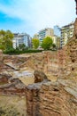 The Palace of Galerius ruins historical landmark Thessaloniki city Greece Royalty Free Stock Photo