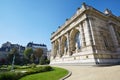 Palace Galliera exterior and garden view in Paris