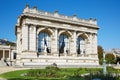 Palace Galliera exterior and garden view in Paris