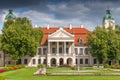 Palace and garden of Kozlowka, Zamoyski residence, Poland. Royalty Free Stock Photo