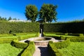 palace garden in Nachod, Czech Republic Royalty Free Stock Photo