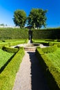 palace garden in Nachod, Czech Republic Royalty Free Stock Photo