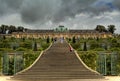 Palace and garden in Sanssouci Park in Potsdam