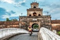 The palace gate, Imperial Palace moat, Vietnam