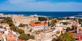 The Palace of the Grand Master of the Knights of Rhodes, Greece. Royalty Free Stock Photo