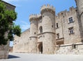 Palace of the Grand Master of the Knights of Rhodes, Greece Royalty Free Stock Photo