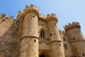 Palace of grand master of rhodes Royalty Free Stock Photo