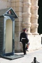 Palace Guard, Valletta , Malta Royalty Free Stock Photo