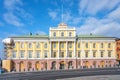 Sunlit Arvfurstens Palats in Stockholm