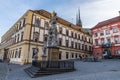 Palace And Holy Trinity Statue-Brno,Czech Republic Royalty Free Stock Photo