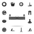 palace of india icon. Detailed set of Indian Culture icons. Premium quality graphic design. One of the collection icons for websit Royalty Free Stock Photo