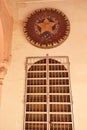 Palace inside Junagarh Fort with decorative gallery, hall & carved balconies