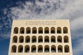 Palace of Italian Civilization built in Rome EUR. Fendi exhibiti