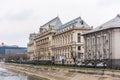 The Palace of Justice, located in Bucharest, Romania, was designed by the architects Albert Ballu and Ion Mincu and built between