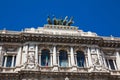 Palace of Justice the seat of the Supreme Court of Cassation and the Judicial Public Library located in the Prati Royalty Free Stock Photo