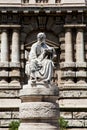 Palace of Justice the seat of the Supreme Court of Cassation and the Judicial Public Library located in the Prati Royalty Free Stock Photo