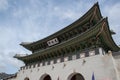 Palace in Korean with the culture and history of Korean Royalty Free Stock Photo