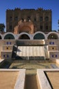 The Palace La Zisa_Garden Fountain Sicily Royalty Free Stock Photo